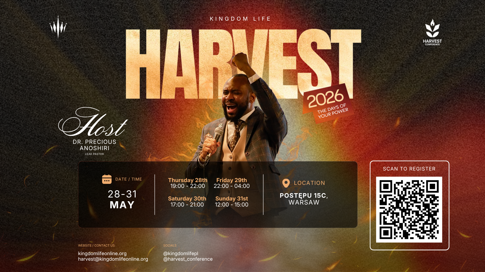 Harvest 2026 Conference Flyer
